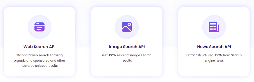 Types of SERP APIs