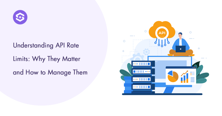 Infographic on API rate limits, highlighting key factors for understanding and managing API request thresholds efficiently.