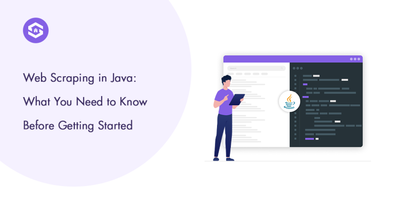 A developer working on web scraping in Java, highlighting the skills needed for effective data extraction and analysis.