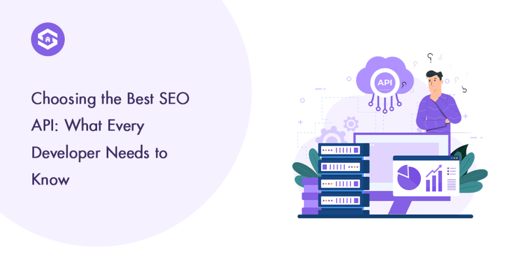 Image of a developer selecting the best SEO API, highlighting essential knowledge for effective search engine optimization.
