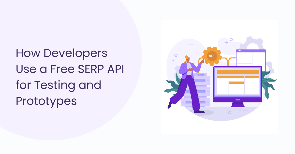Visual representation of developers engaging with a free SSRP API for testing and prototyping purposes in their projects.