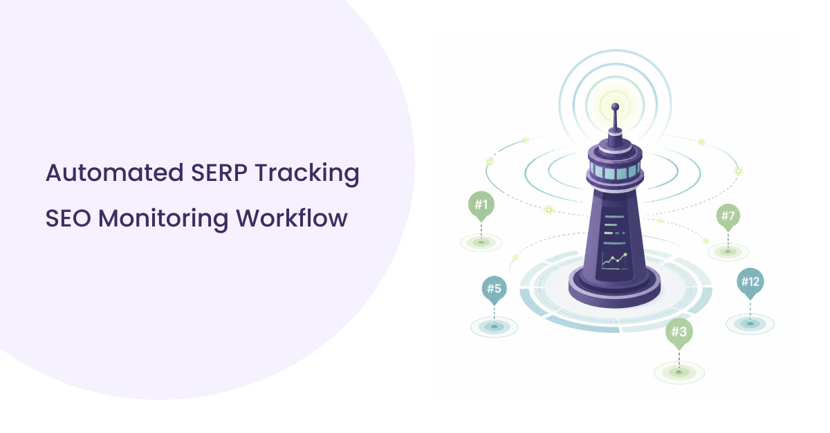 automated serp tracking seo monitoring workflow
