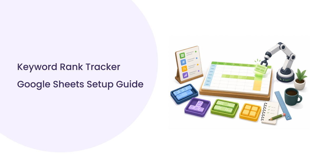 Keyword Rank Tracker for Google Sheets: Setup and Usage Guide