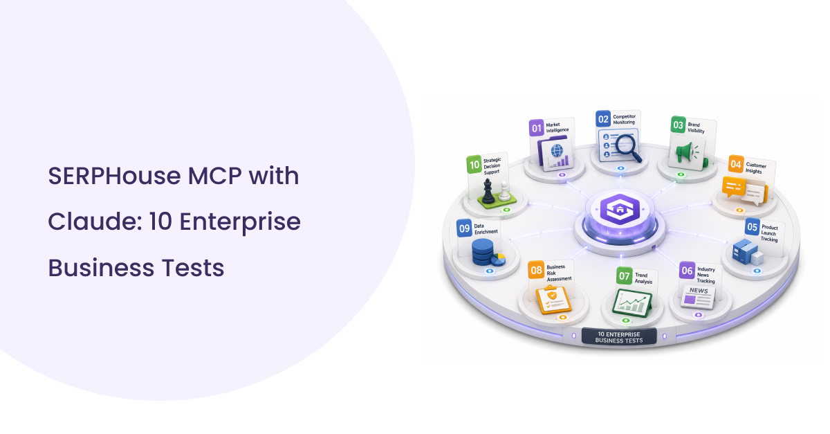 10 Real-World Enterprise SERPHouse MCP Use Cases Tested with Claude