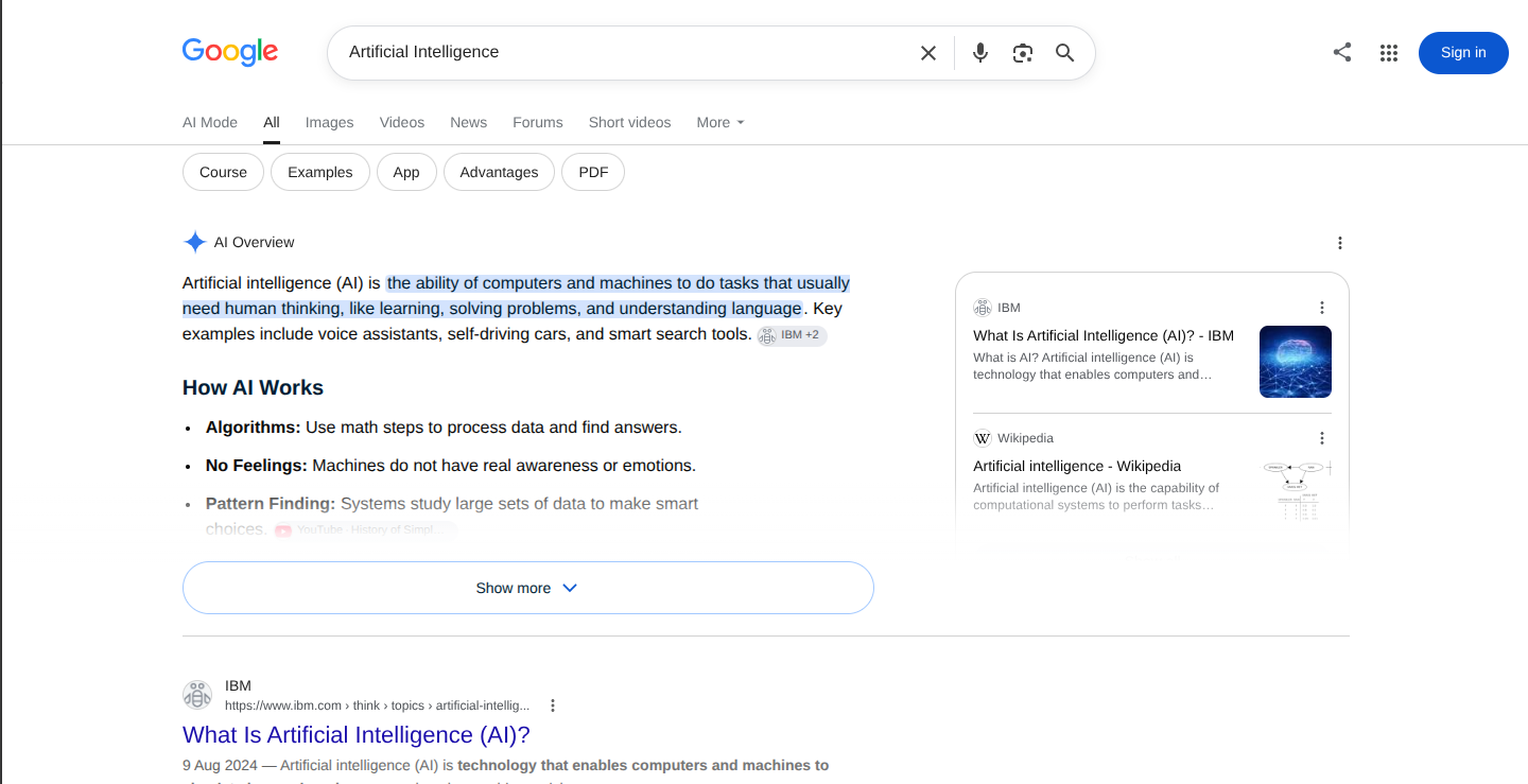 Live SERP results from an HTTP POST request