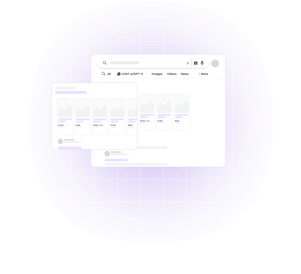 bing organic search results API