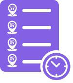 Real-time place listings