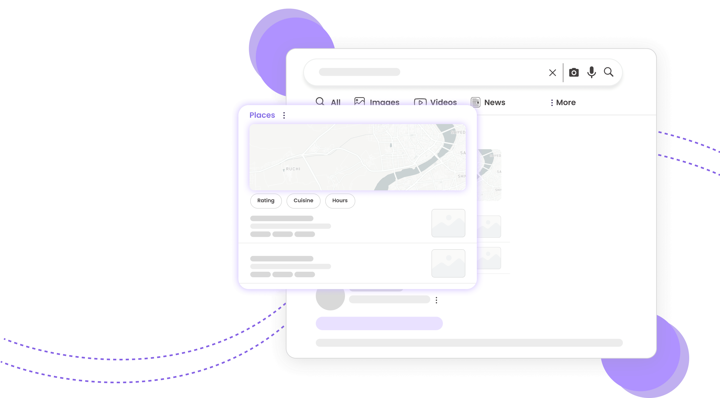 google local business results API