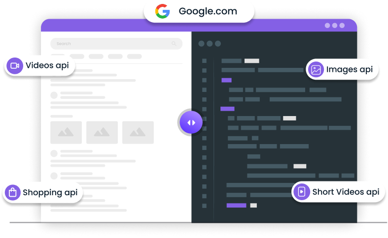 Google Search API illustration