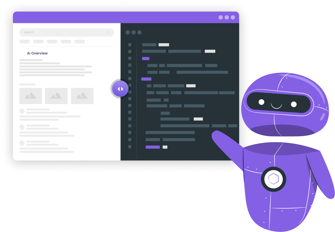 showing clean structured SERP data combined with Google AI Overview responses