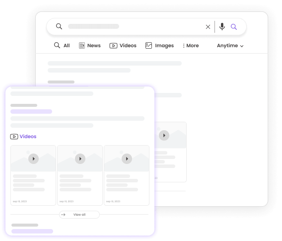 yahoo inline videos results API