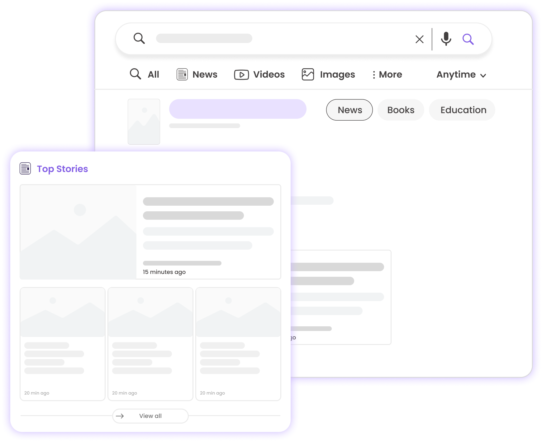 yahoo top stories results API